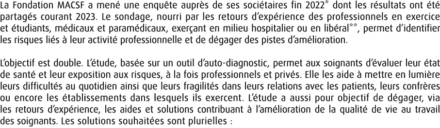 La Fondation MACSF a men une enqu te aupr s de ses soci taires fin 2022* dont les r sultats ont  t  partag s courant...
