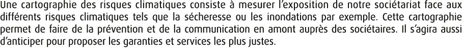 Une cartographie des risques climatiques consiste  mesurer l’exposition de notre soci tariat face aux diff rents ris...