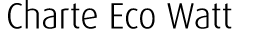 Charte Eco Watt