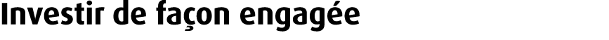 Investir de fa on engag e