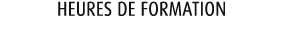heures de formation