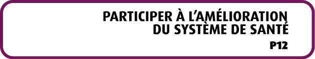 Participer  l’am lioration du syst me de sant  P12