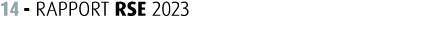 14 RAPPORT RSE 2023