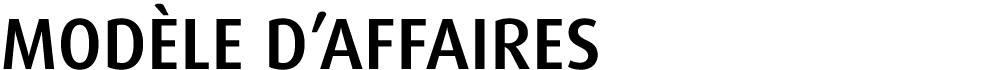 Mod le d’affaires