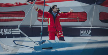 Guirec Soudée boucle son tour du monde à l’envers en solitaire