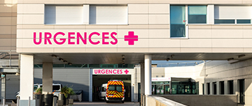 Entrée des urgences de l'hôpital - MACSF