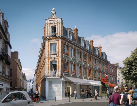 Nue Propriété optimisée au déficit foncier : Hôtel du port à Honfleur