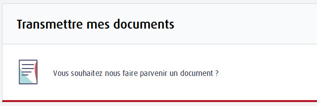 Transmettre des documents à la MACSF depuis votre espace personnel