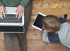 ordinateur portable et tablette