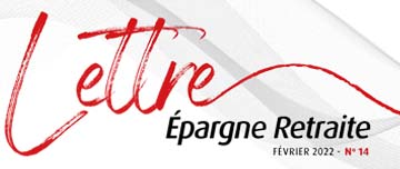 Lettre épargne retraite février 2022