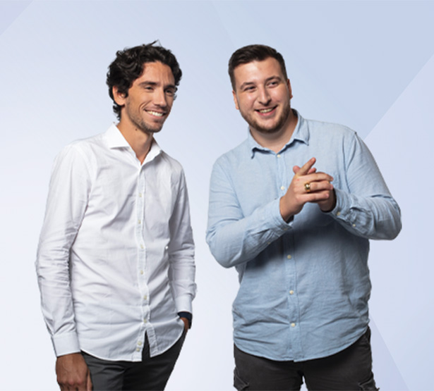 Julien Lelandais et Thomas Gourmelon, créateurs de Samdoc Medical Technologies