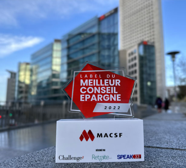 MACSF Label meilleur conseil épargne 2022
