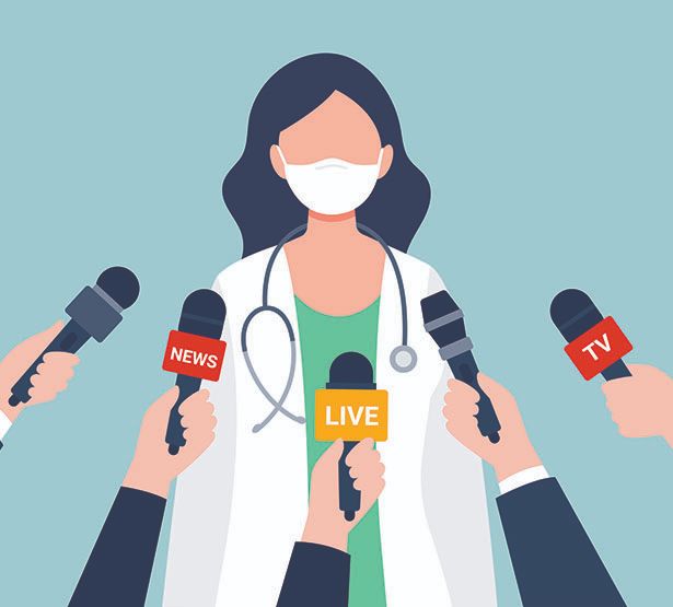 Un médecin interviewé par les médias | MACSF