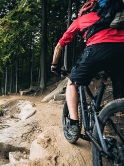 accident velo en foret garantie accident de la vie