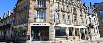 La devanture d'un immeuble de la Banque de France - MACSF