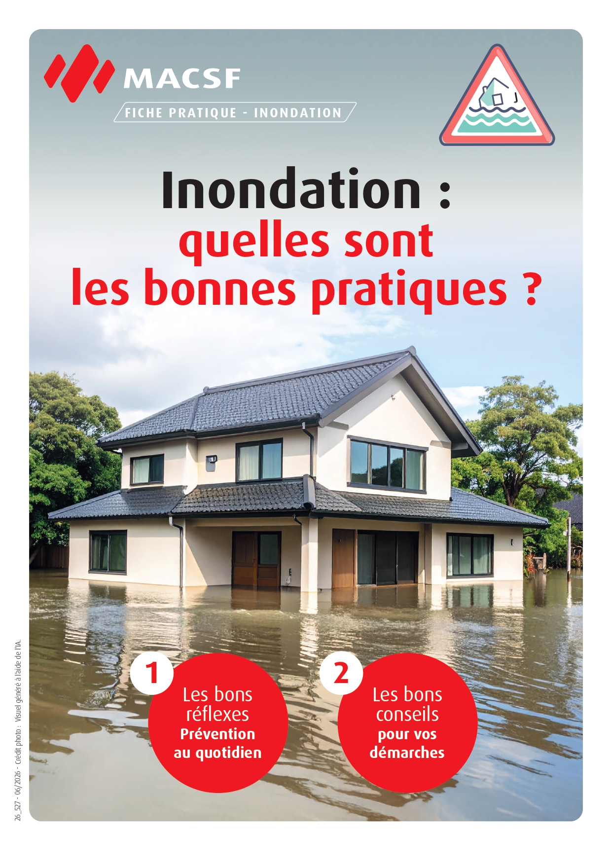 Fiche pratique inondation : quelles sont les bonnes pratiques ?