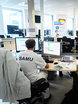 Salle de régulation du Samu - MACSF