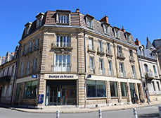 La devanture d'un immeuble de la Banque de France - MACSF