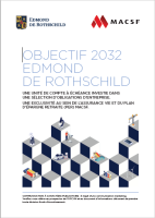 Couverture plaquette MACSF Objectif 2032 Edmond de Rothschild
